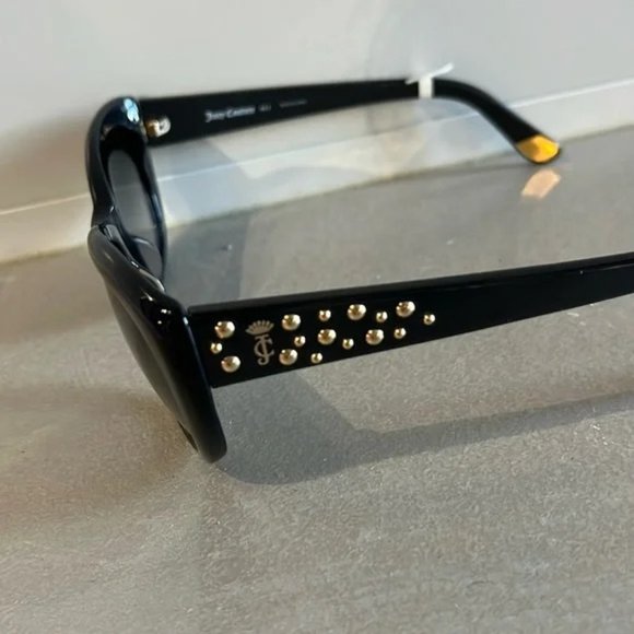 Juicy Couture JU 556/S Black Studded Cat-Eye Sunglasses - Picture 2 of 5